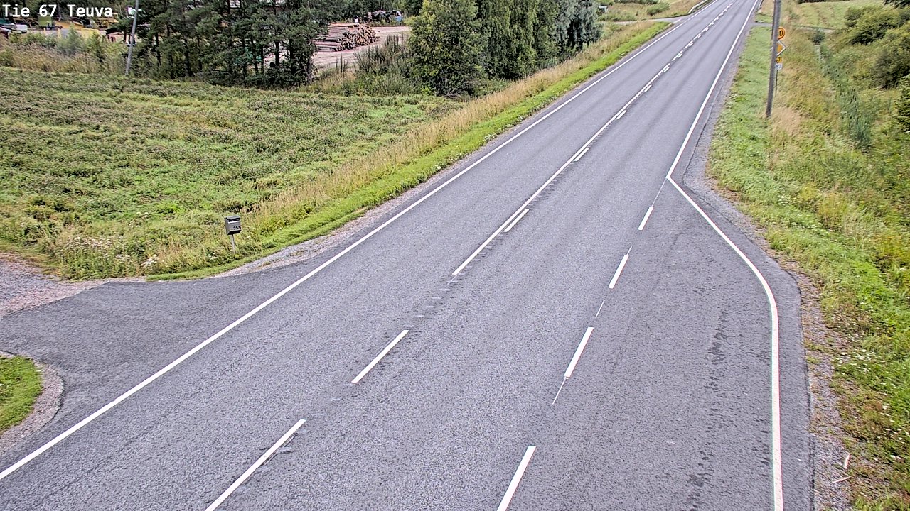 Weather Camera Image Road 67 Teuva, Teuva, Etelä-Pohjanmaa
