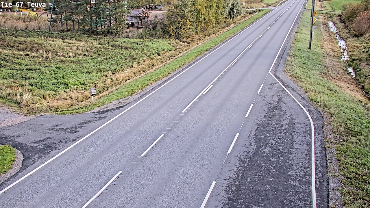 Weather Camera Image Road 67 Teuva, Teuva, Etelä-Pohjanmaa