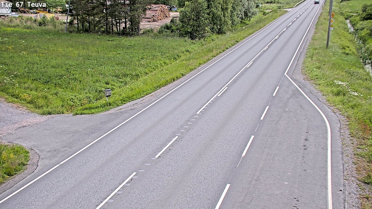 Weather Camera Image Road 67 Teuva, Teuva, Etelä-Pohjanmaa