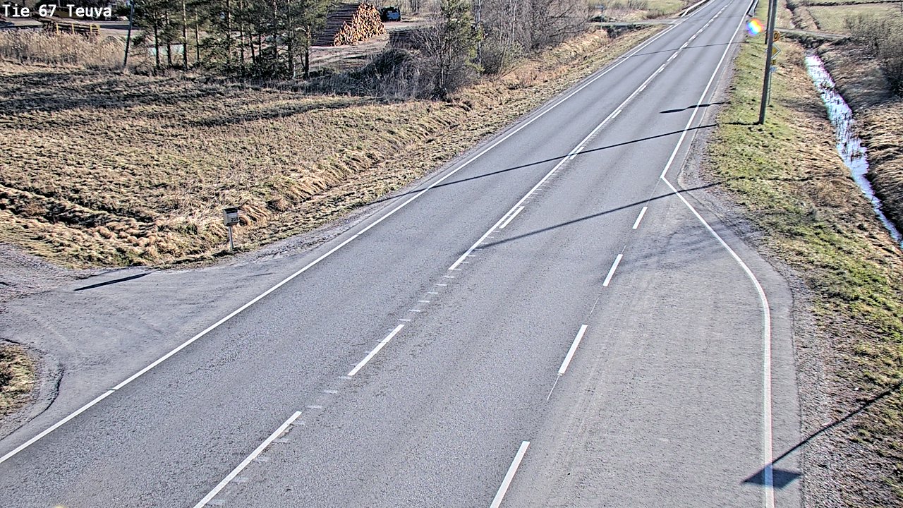Weather Camera Image Väg 67 Östermark, Teuva, Etelä-Pohjanmaa