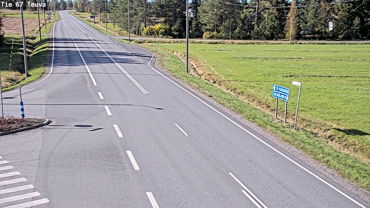 Weather Camera Image Road 67 Teuva, Teuva, Etelä-Pohjanmaa