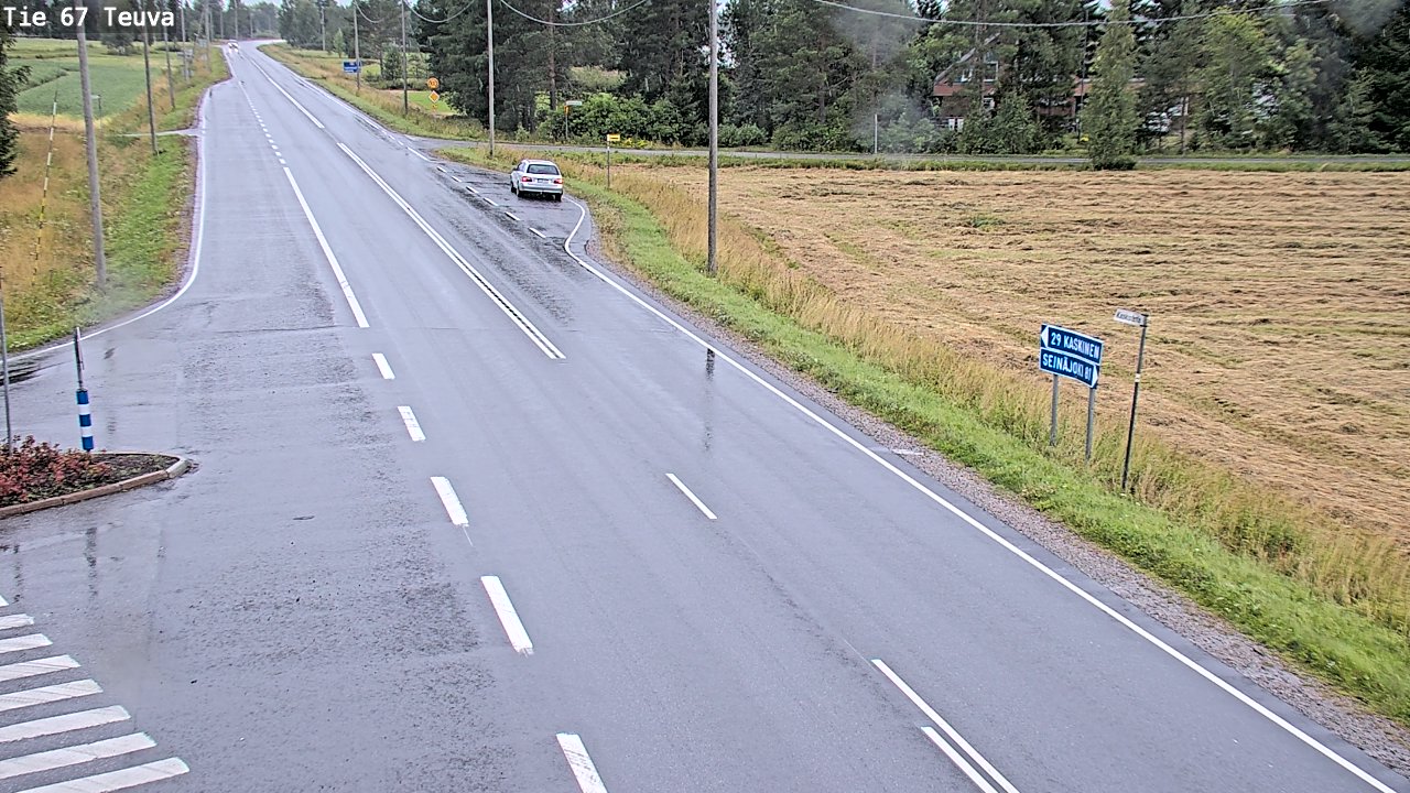 Weather Camera Image Road 67 Teuva, Teuva, Etelä-Pohjanmaa