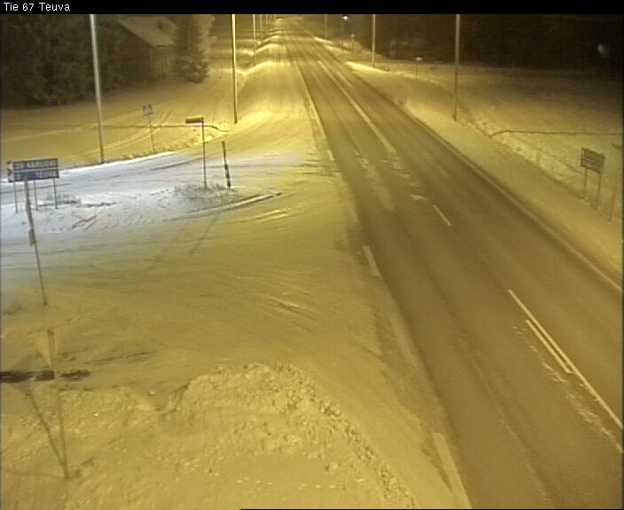 Weather Camera Image Väg 67 Östermark, Teuva, Etelä-Pohjanmaa