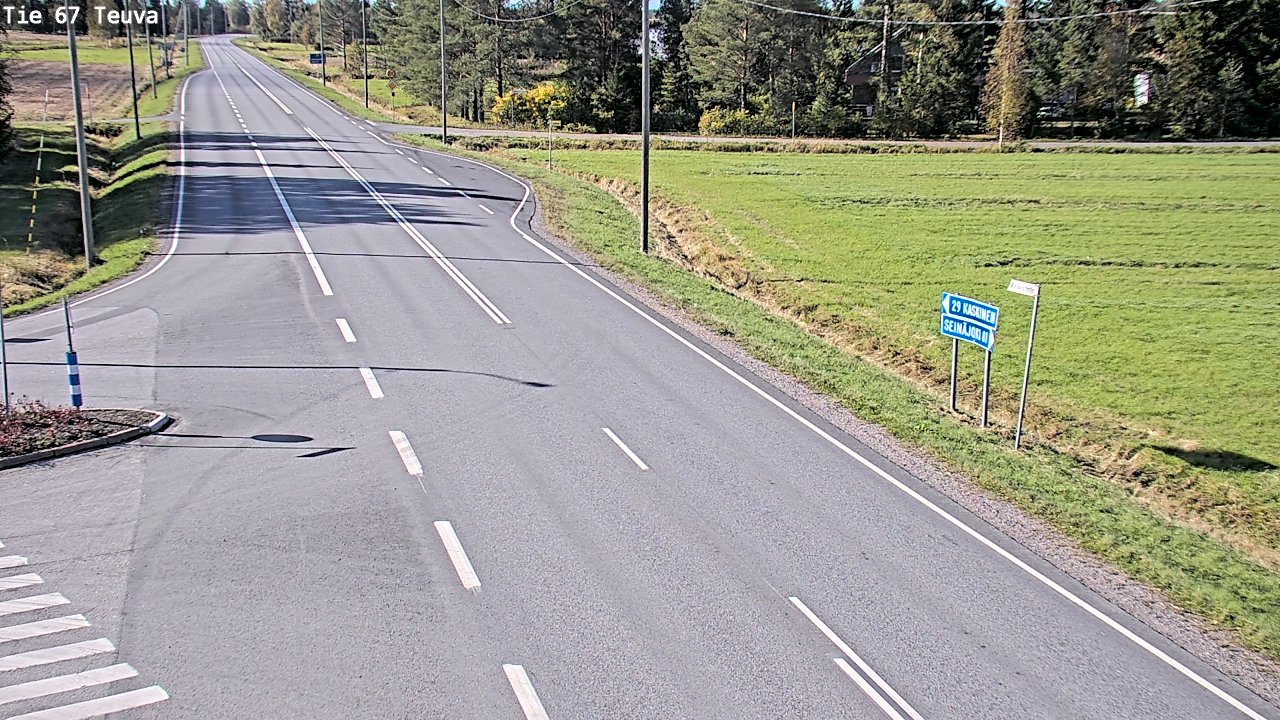 Weather Camera Image Road 67 Teuva, Teuva, Etelä-Pohjanmaa