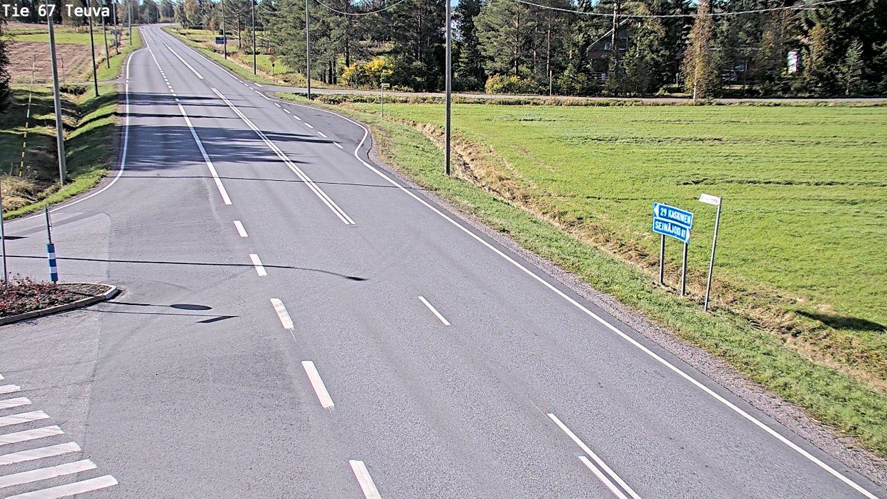 Weather Camera Image Road 67 Teuva, Teuva, Etelä-Pohjanmaa