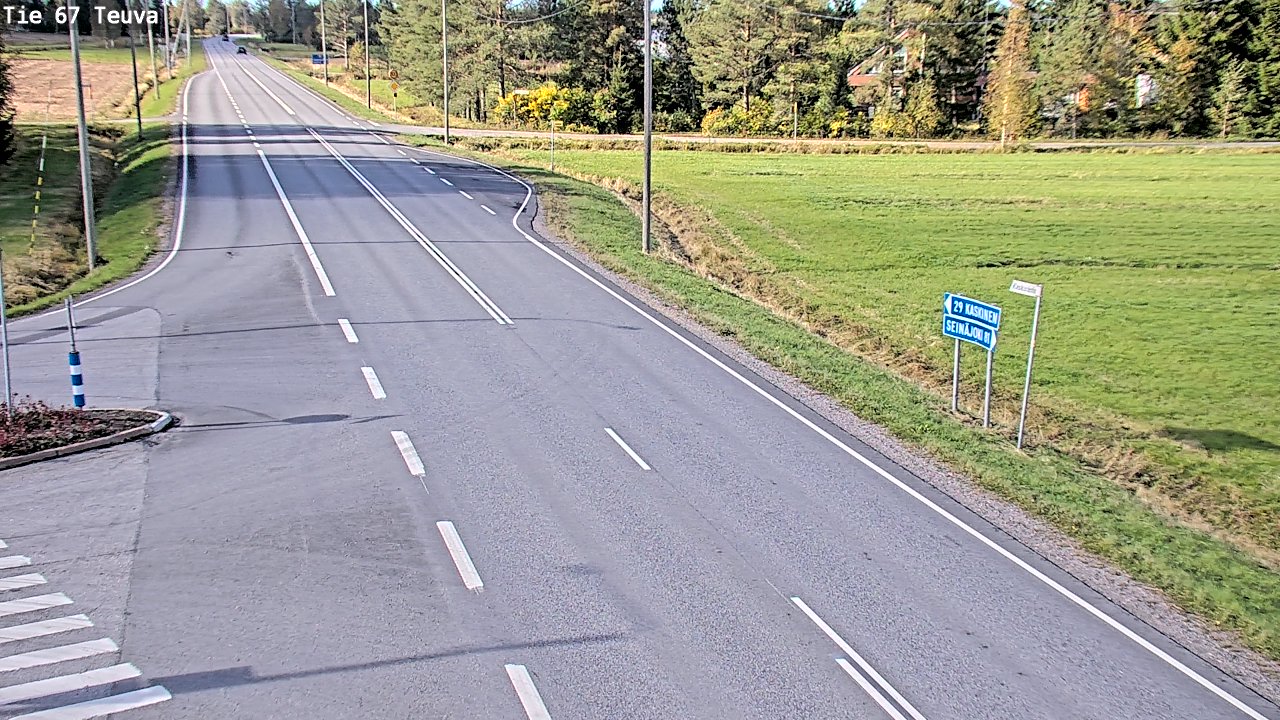 Weather Camera Image Road 67 Teuva, Teuva, Etelä-Pohjanmaa