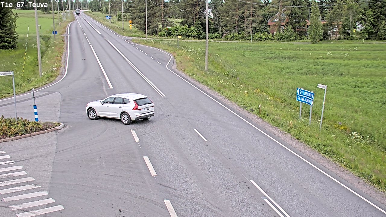 Weather Camera Image Väg 67 Östermark, Teuva, Etelä-Pohjanmaa