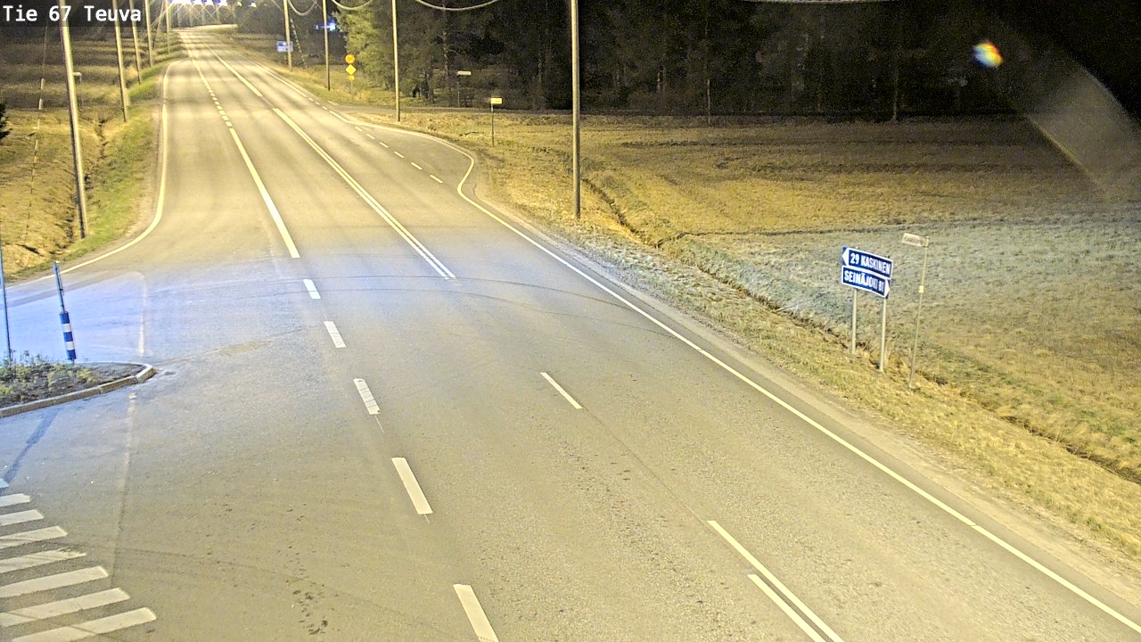 Weather Camera Image Road 67 Teuva, Teuva, Etelä-Pohjanmaa