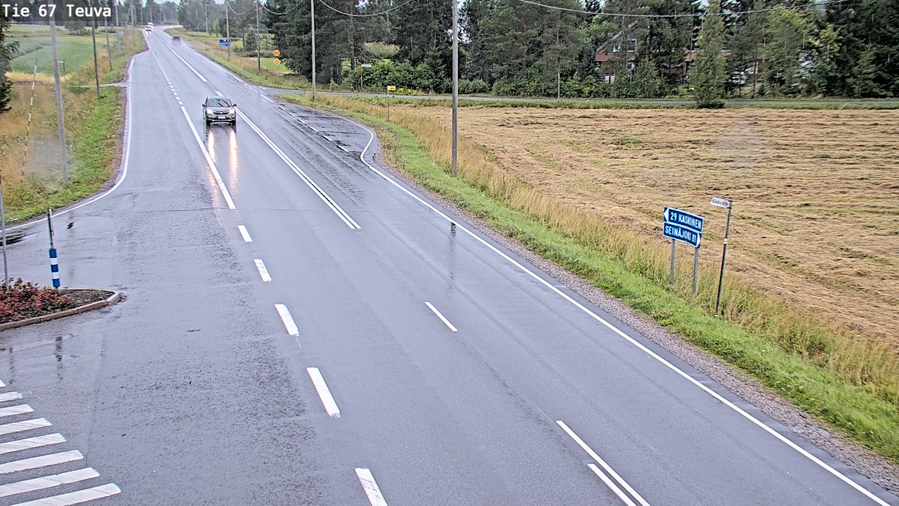 Weather Camera Image Road 67 Teuva, Teuva, Etelä-Pohjanmaa