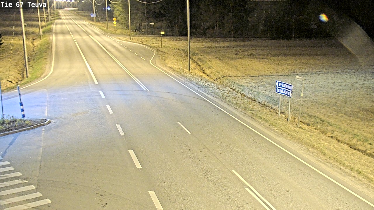 Weather Camera Image Road 67 Teuva, Teuva, Etelä-Pohjanmaa