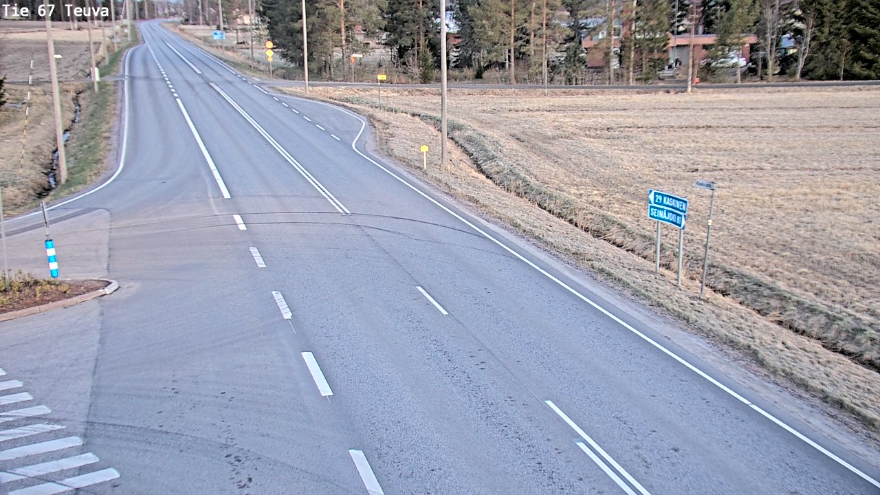 Weather Camera Image Road 67 Teuva, Teuva, Etelä-Pohjanmaa