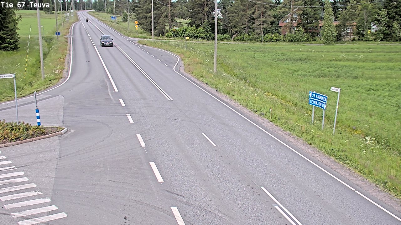 Weather Camera Image Väg 67 Östermark, Teuva, Etelä-Pohjanmaa