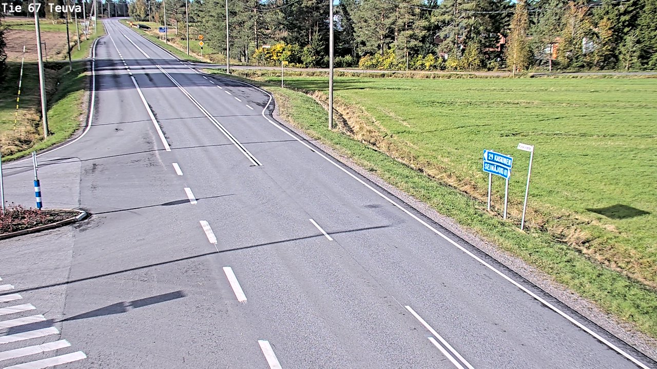 Weather Camera Image Road 67 Teuva, Teuva, Etelä-Pohjanmaa