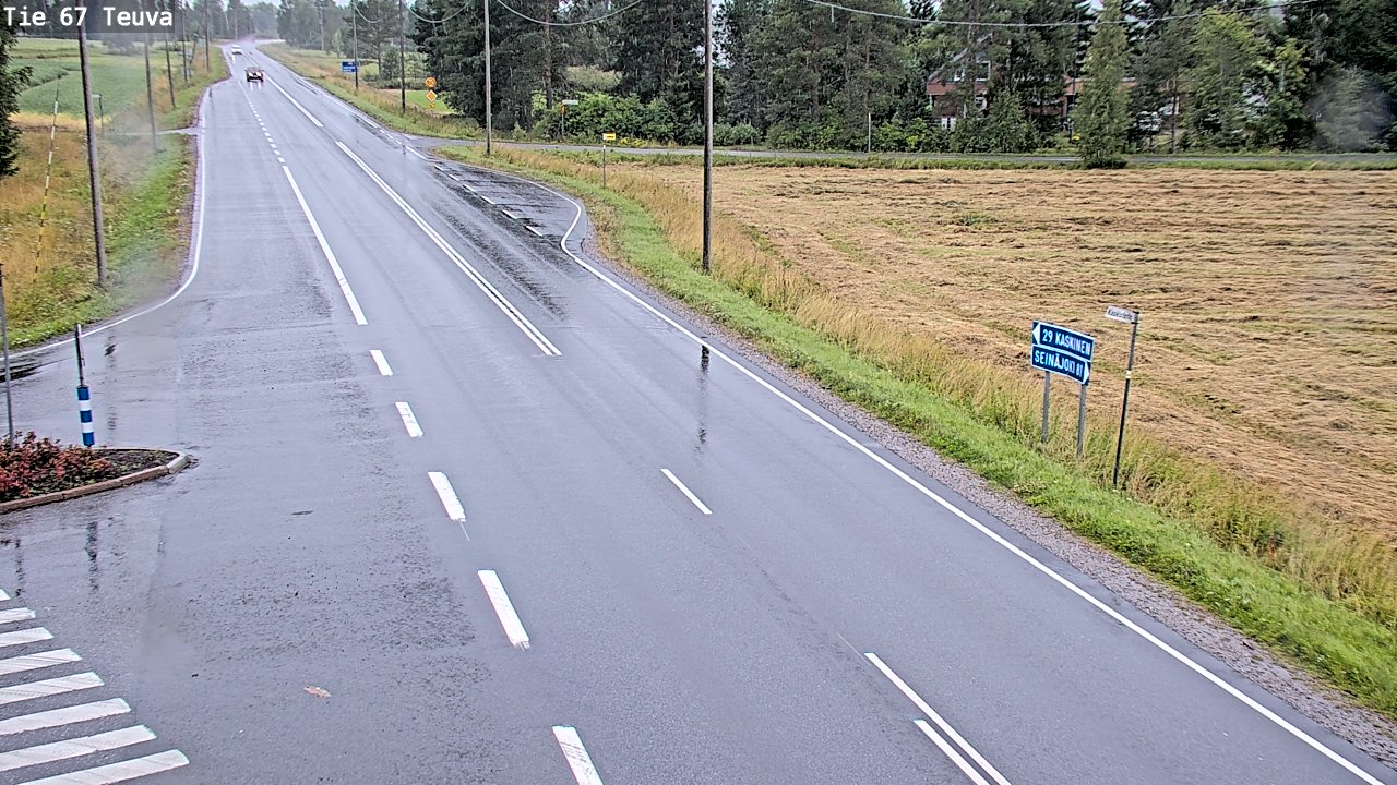 Weather Camera Image Road 67 Teuva, Teuva, Etelä-Pohjanmaa