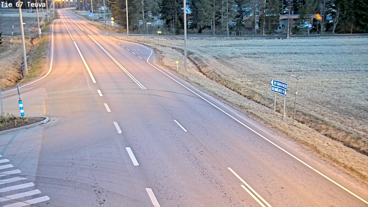 Weather Camera Image Road 67 Teuva, Teuva, Etelä-Pohjanmaa