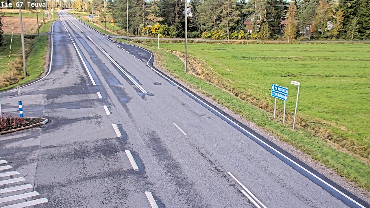 Weather Camera Image Road 67 Teuva, Teuva, Etelä-Pohjanmaa