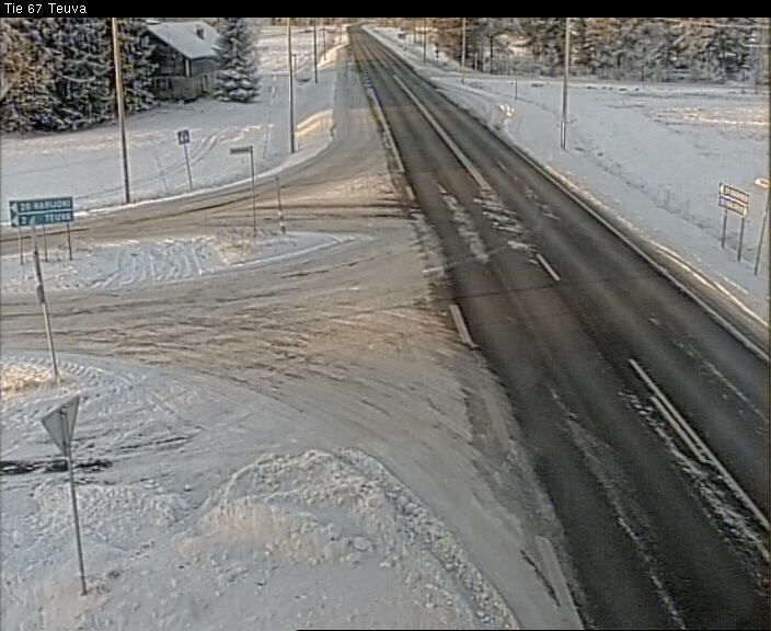 Weather Camera Image Road 67 Teuva, Teuva, Etelä-Pohjanmaa