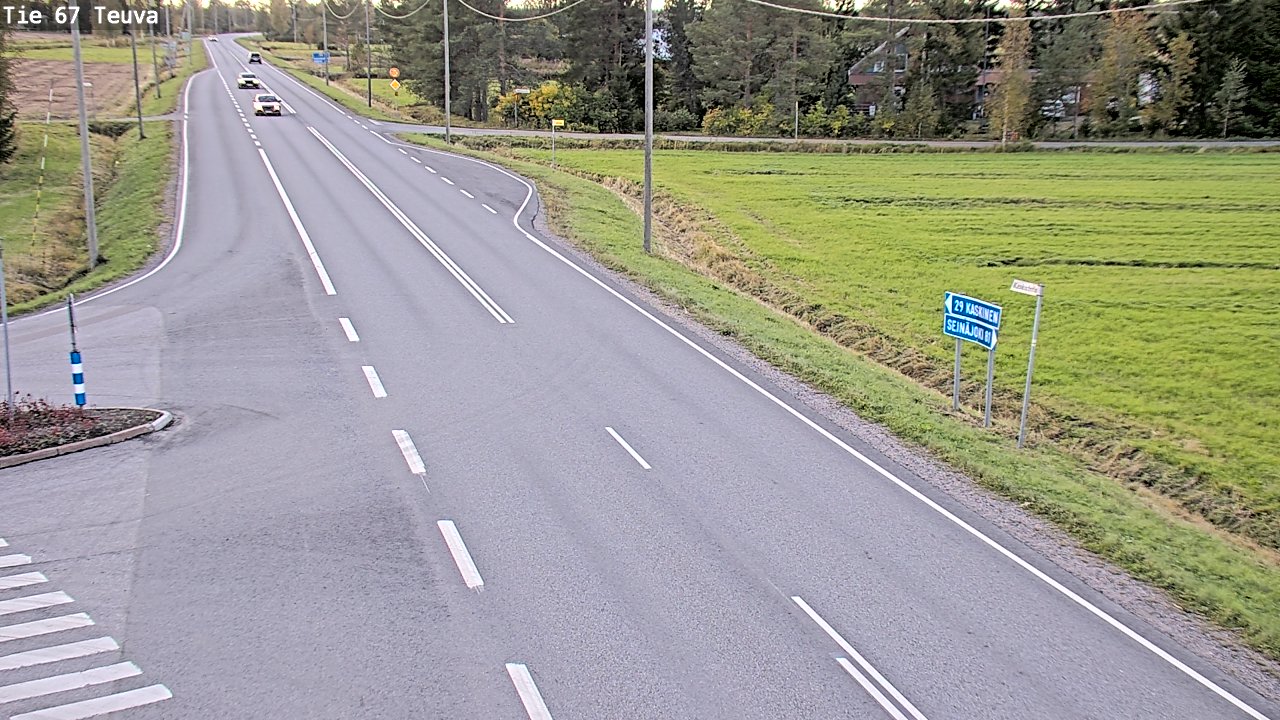 Weather Camera Image Road 67 Teuva, Teuva, Etelä-Pohjanmaa