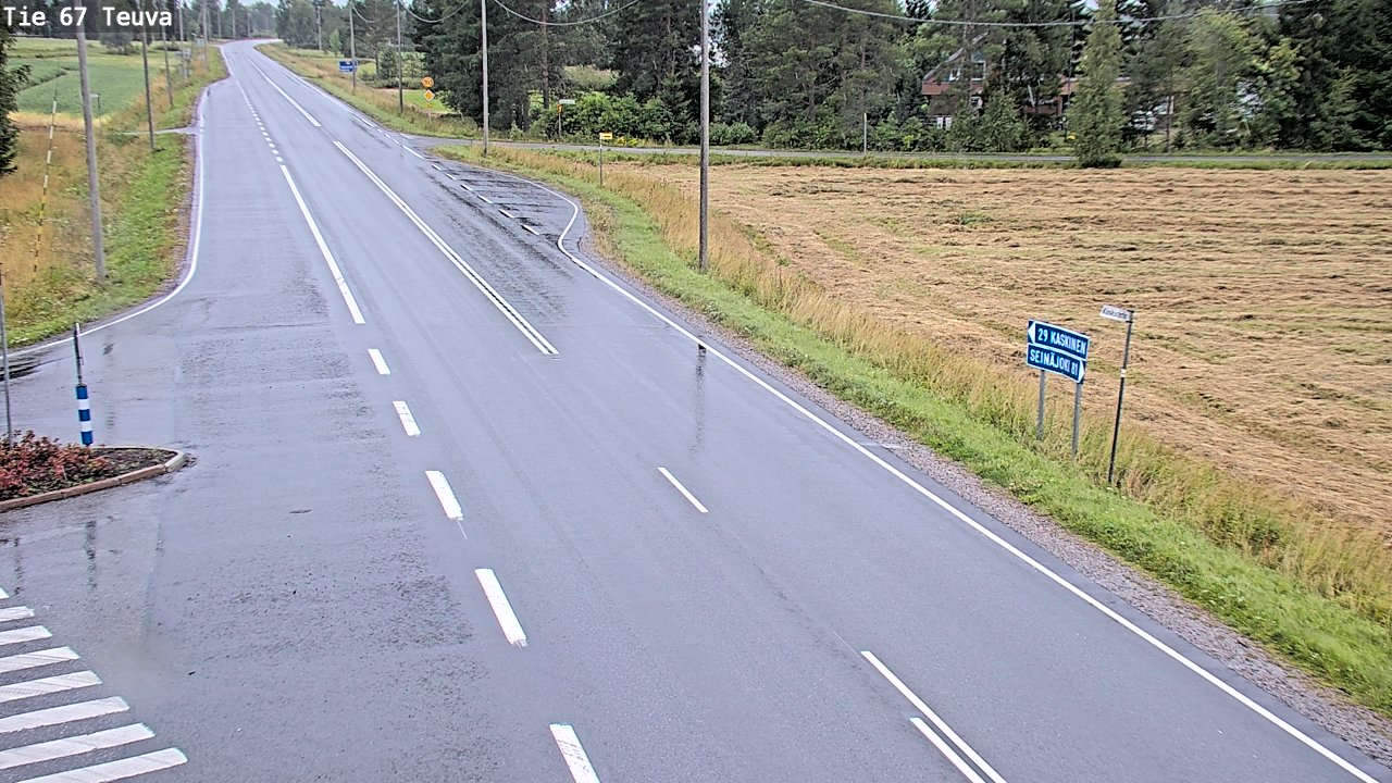 Weather Camera Image Road 67 Teuva, Teuva, Etelä-Pohjanmaa