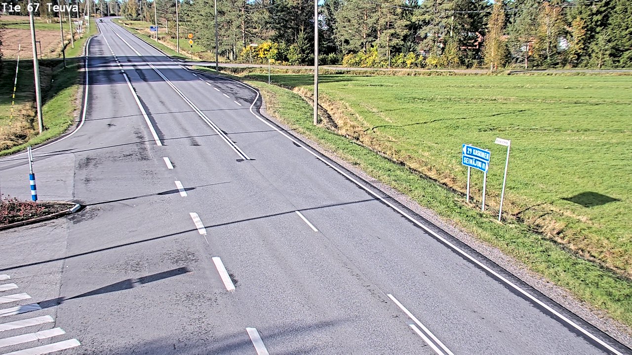Weather Camera Image Road 67 Teuva, Teuva, Etelä-Pohjanmaa