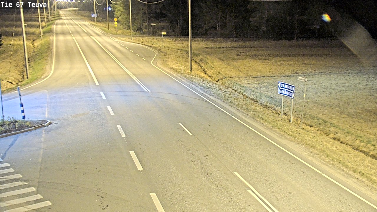 Weather Camera Image Road 67 Teuva, Teuva, Etelä-Pohjanmaa