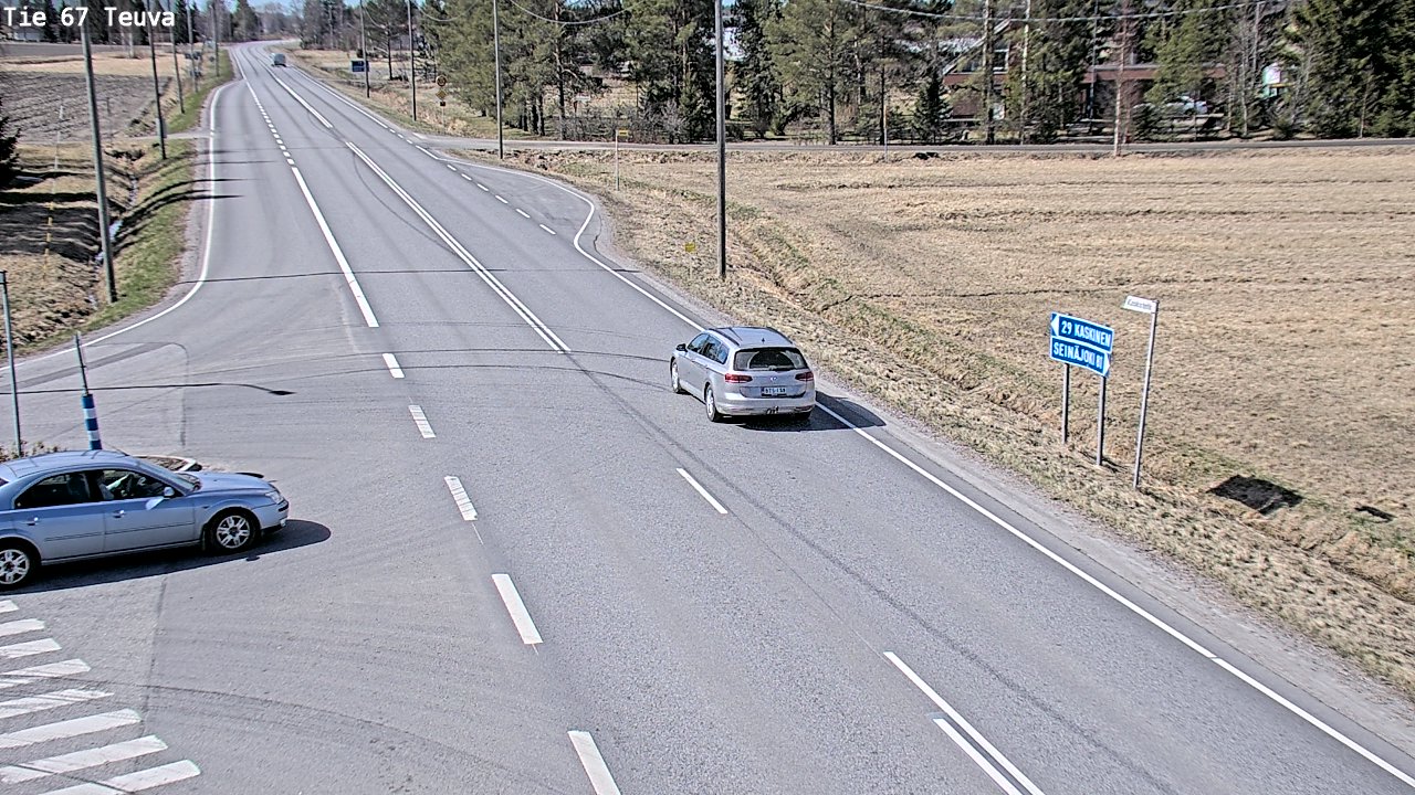 Weather Camera Image Väg 67 Östermark, Teuva, Etelä-Pohjanmaa