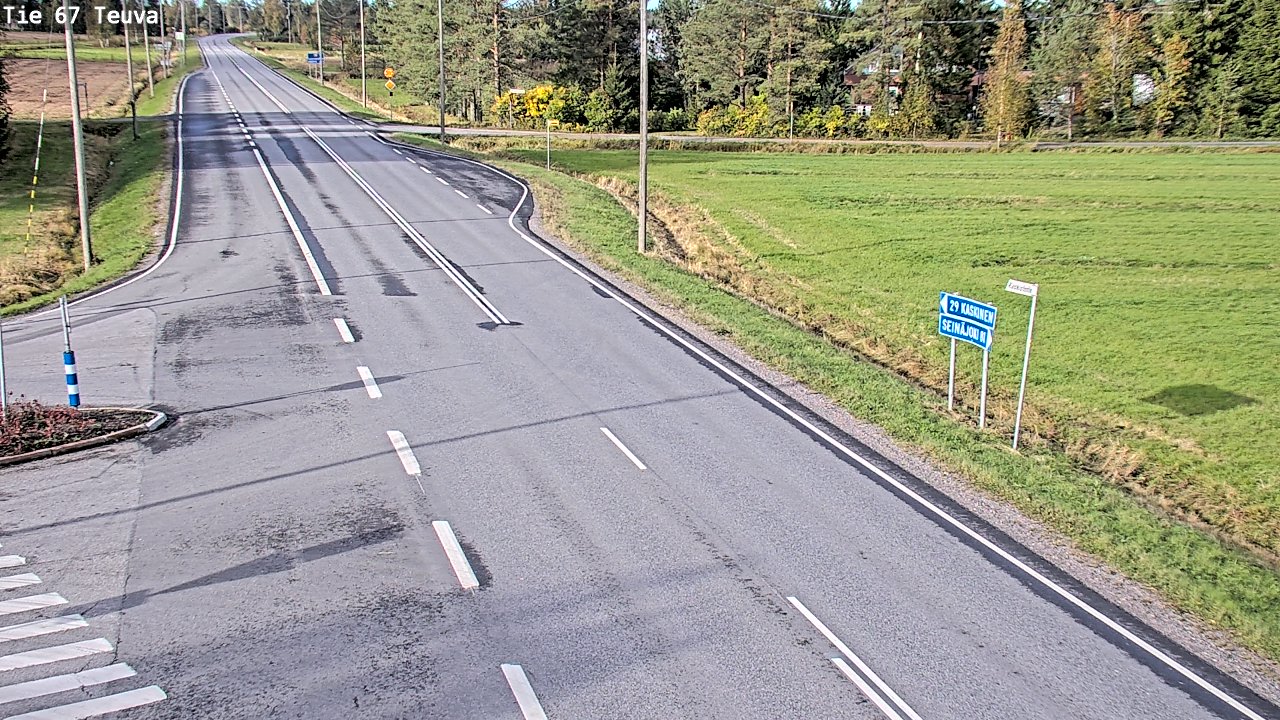 Weather Camera Image Road 67 Teuva, Teuva, Etelä-Pohjanmaa