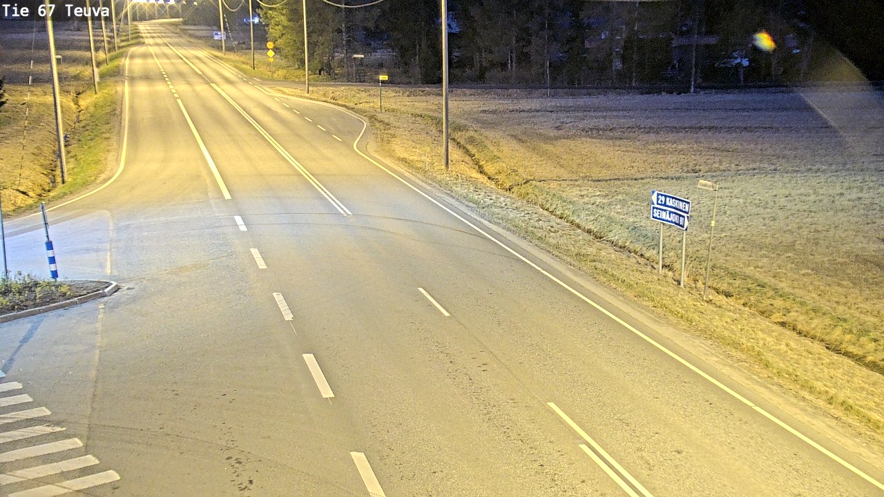 Weather Camera Image Road 67 Teuva, Teuva, Etelä-Pohjanmaa