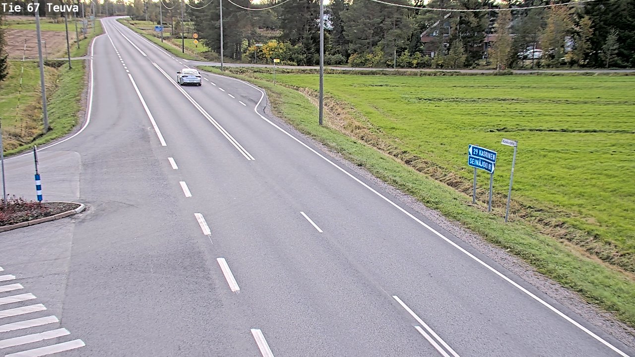 Weather Camera Image Road 67 Teuva, Teuva, Etelä-Pohjanmaa