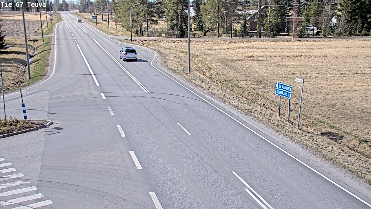 Weather Camera Image Väg 67 Östermark, Teuva, Etelä-Pohjanmaa