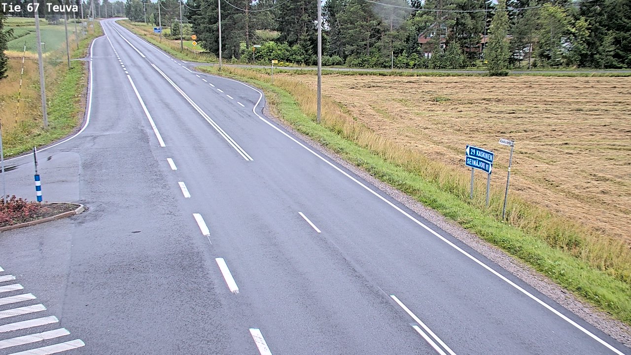 Weather Camera Image Road 67 Teuva, Teuva, Etelä-Pohjanmaa