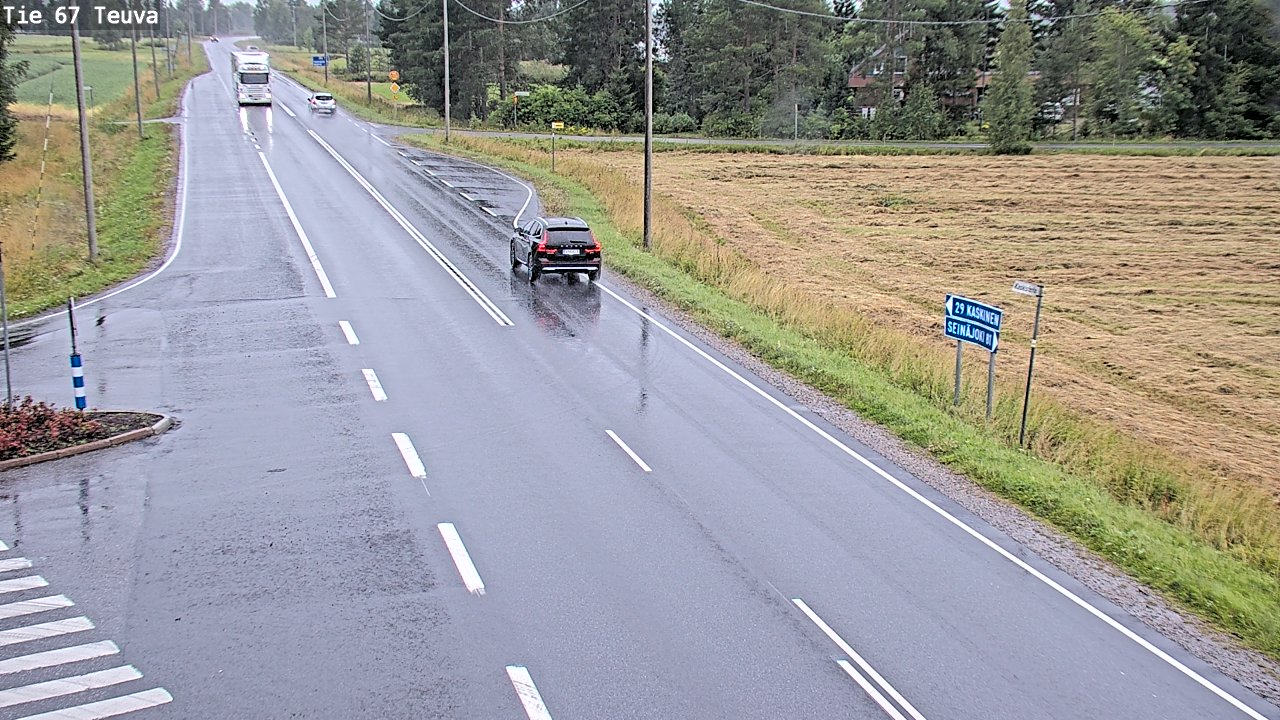 Weather Camera Image Road 67 Teuva, Teuva, Etelä-Pohjanmaa