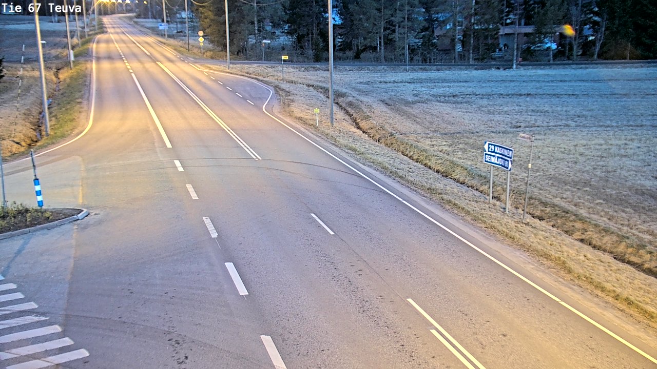 Weather Camera Image Road 67 Teuva, Teuva, Etelä-Pohjanmaa