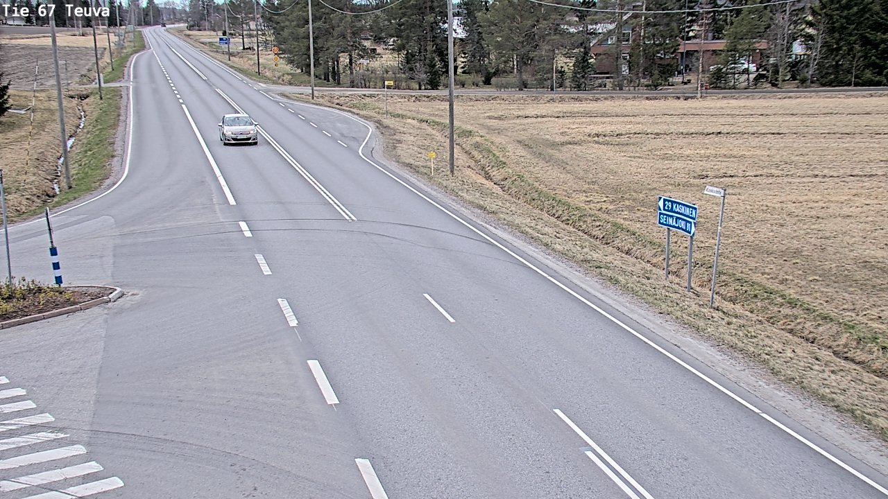 Weather Camera Image Väg 67 Östermark, Teuva, Etelä-Pohjanmaa