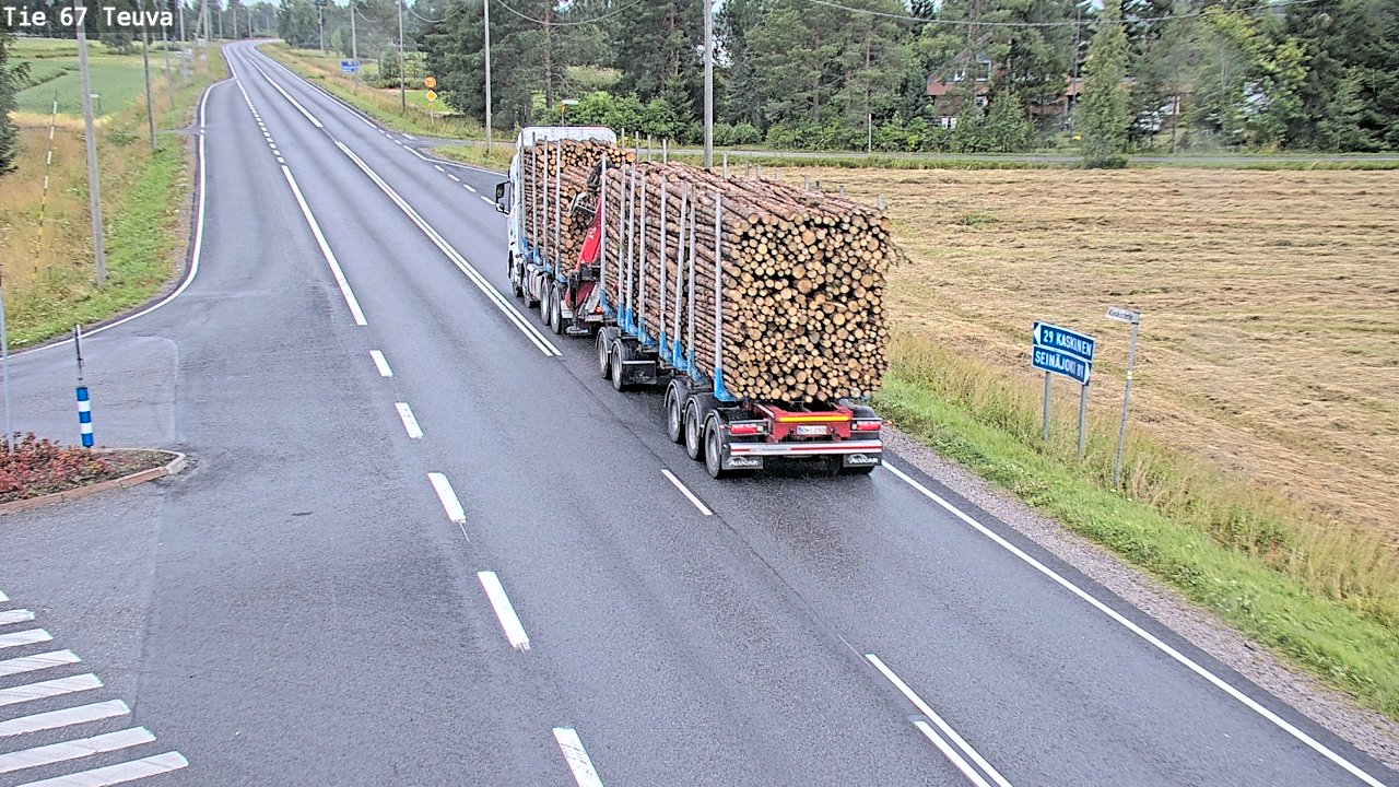 Weather Camera Image Road 67 Teuva, Teuva, Etelä-Pohjanmaa