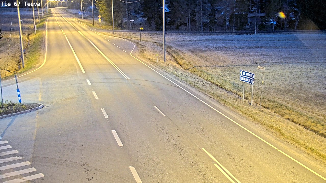 Weather Camera Image Road 67 Teuva, Teuva, Etelä-Pohjanmaa