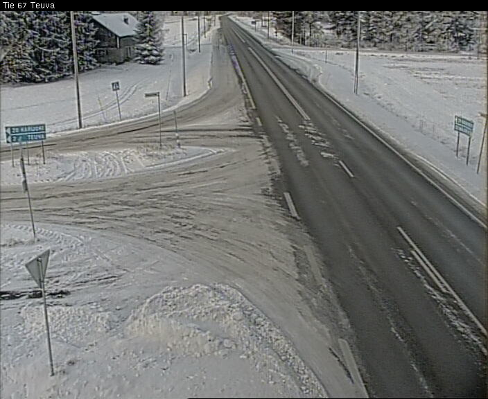 Weather Camera Image Road 67 Teuva, Teuva, Etelä-Pohjanmaa