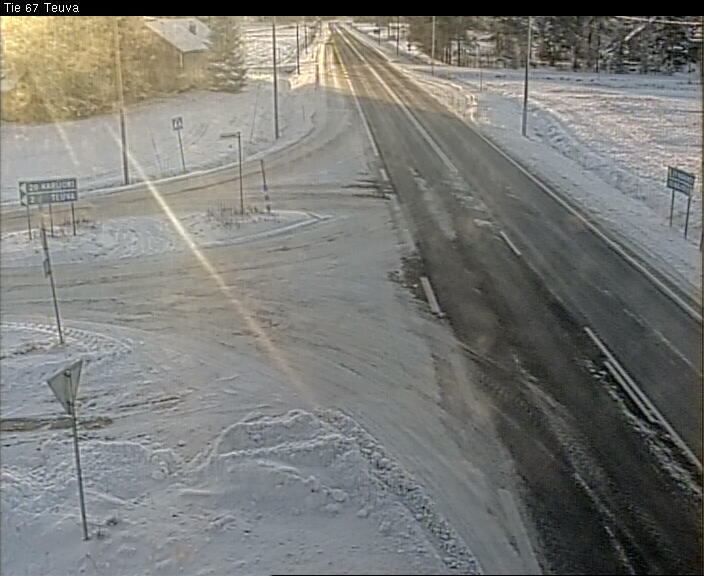 Weather Camera Image Road 67 Teuva, Teuva, Etelä-Pohjanmaa