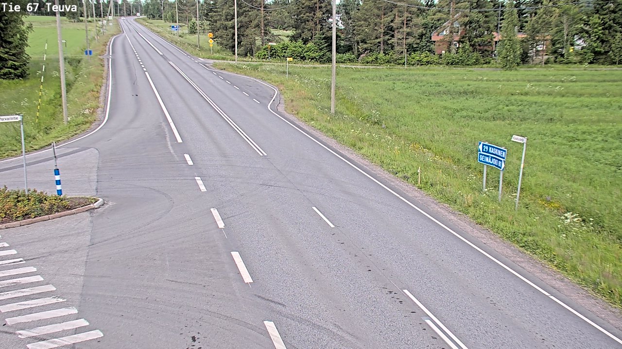 Weather Camera Image Road 67 Teuva, Teuva, Etelä-Pohjanmaa