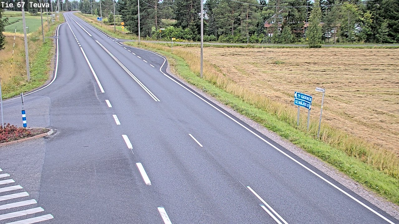 Weather Camera Image Road 67 Teuva, Teuva, Etelä-Pohjanmaa