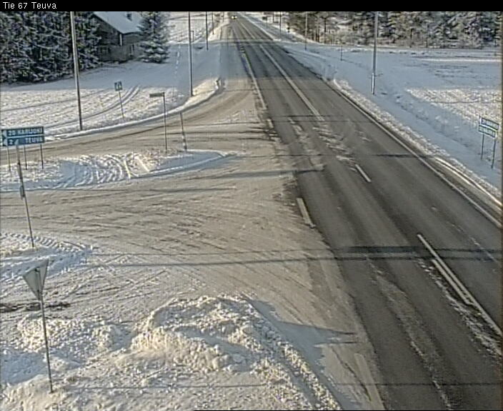 Weather Camera Image Road 67 Teuva, Teuva, Etelä-Pohjanmaa
