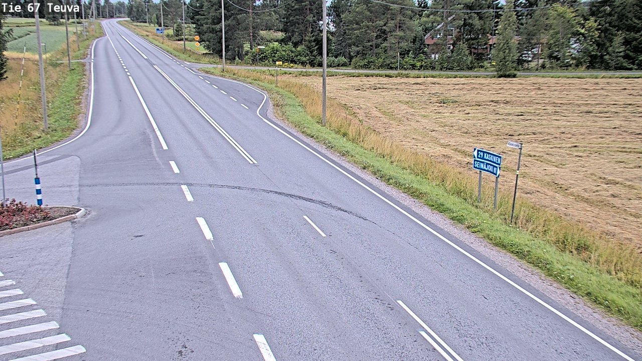 Weather Camera Image Road 67 Teuva, Teuva, Etelä-Pohjanmaa