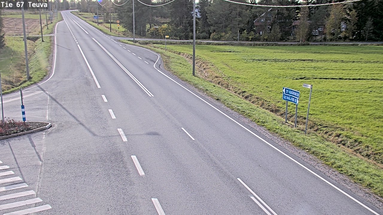 Weather Camera Image Road 67 Teuva, Teuva, Etelä-Pohjanmaa
