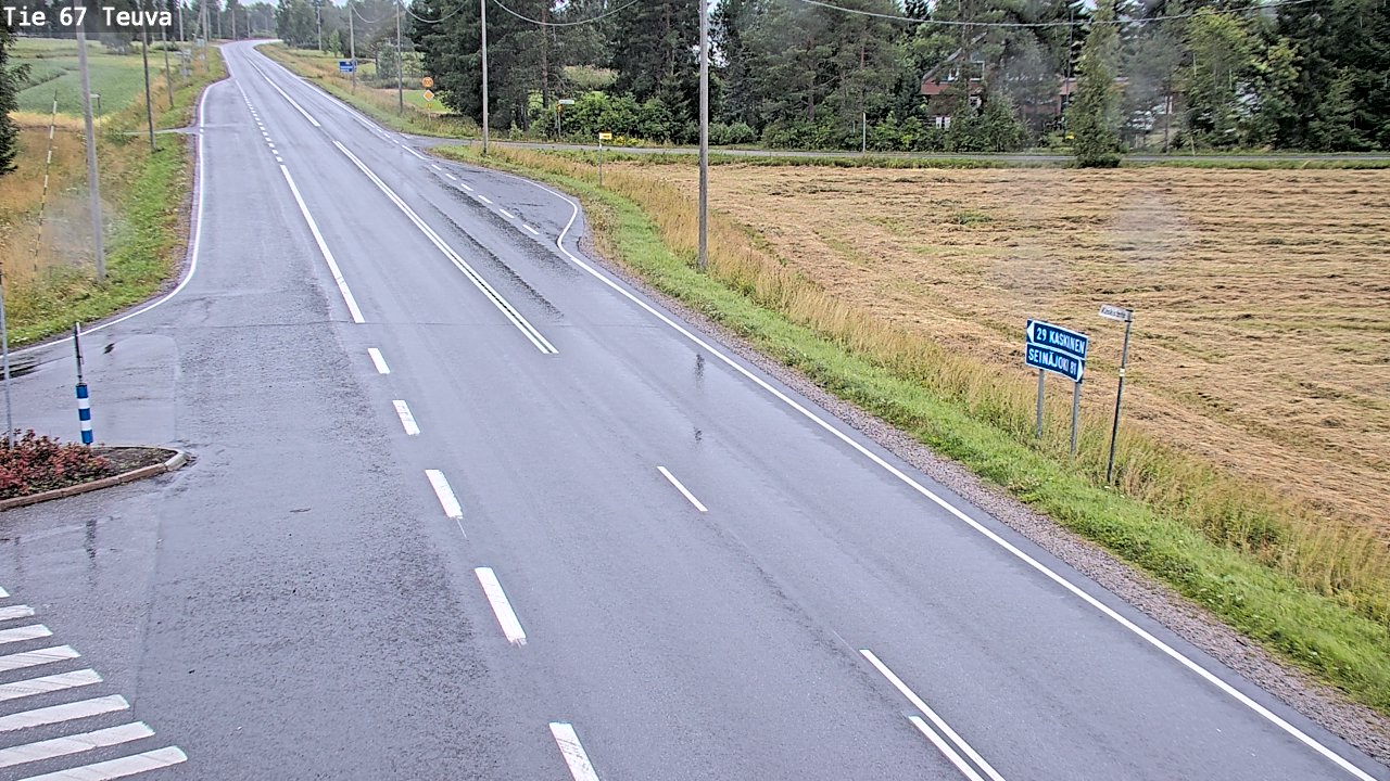 Weather Camera Image Road 67 Teuva, Teuva, Etelä-Pohjanmaa