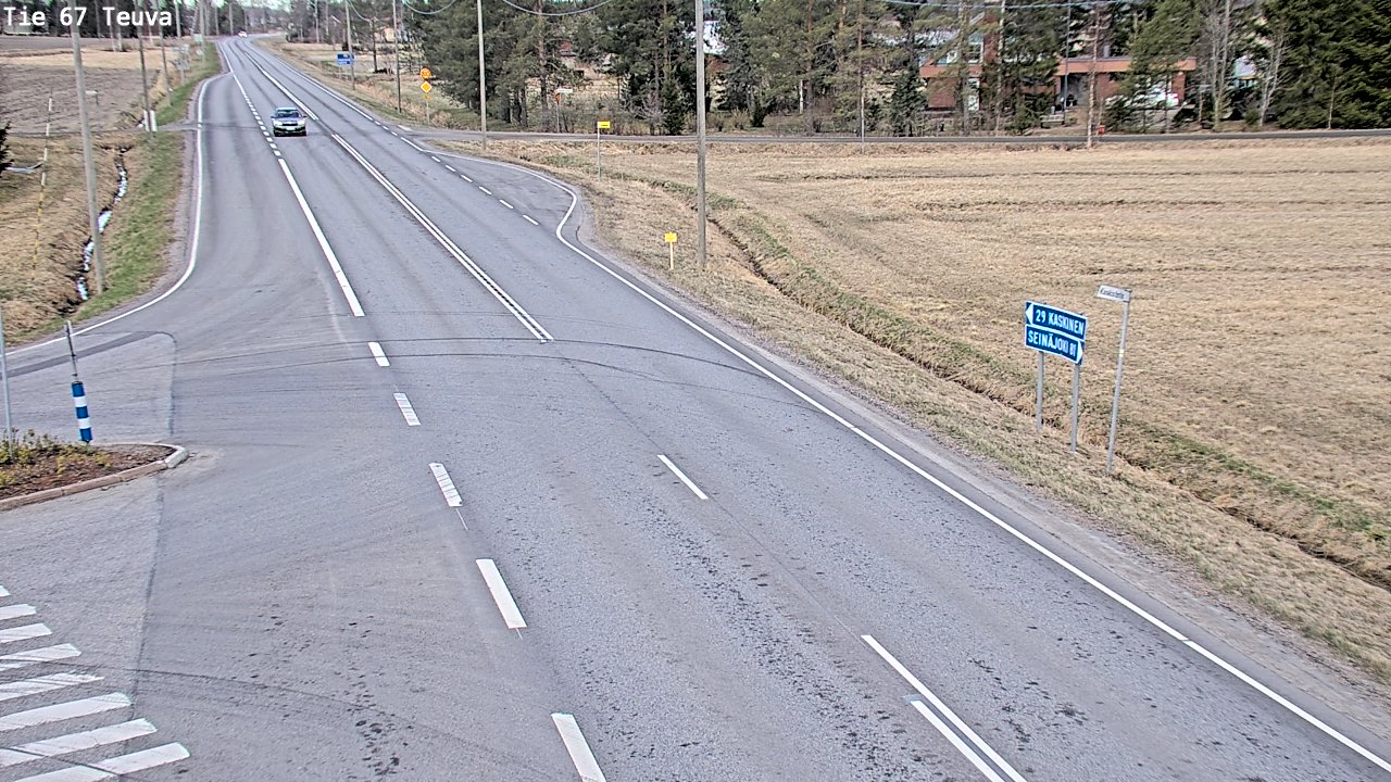 Weather Camera Image Väg 67 Östermark, Teuva, Etelä-Pohjanmaa
