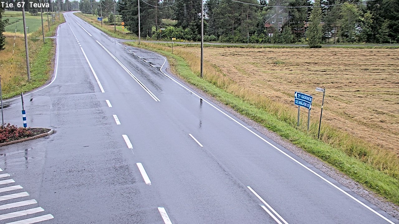 Weather Camera Image Road 67 Teuva, Teuva, Etelä-Pohjanmaa