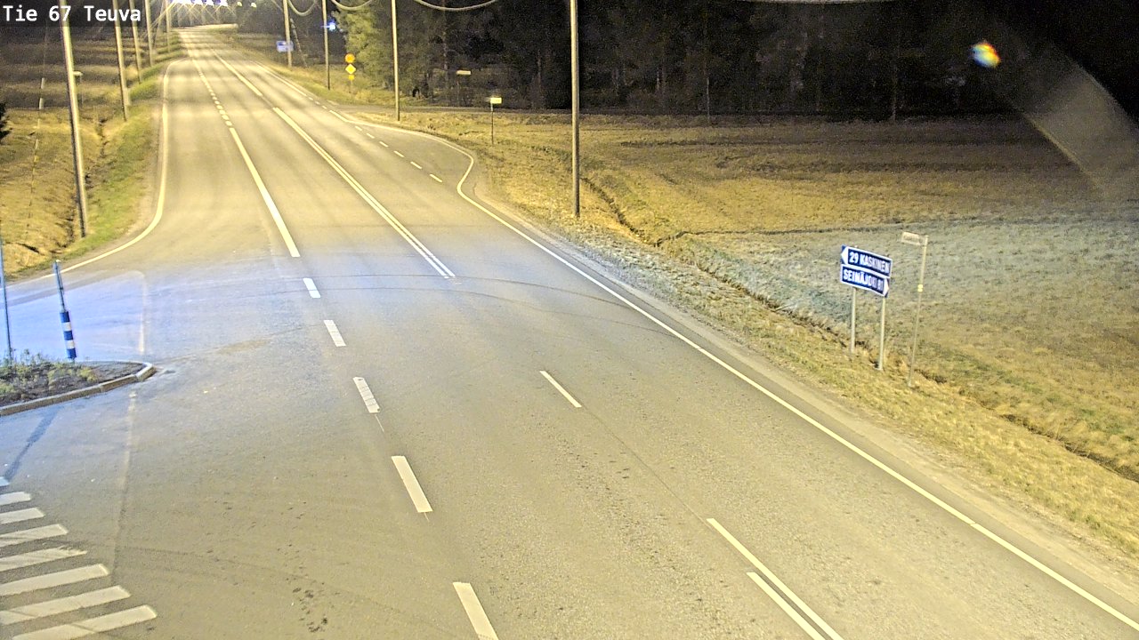 Weather Camera Image Road 67 Teuva, Teuva, Etelä-Pohjanmaa