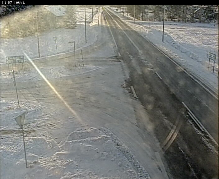 Weather Camera Image Road 67 Teuva, Teuva, Etelä-Pohjanmaa