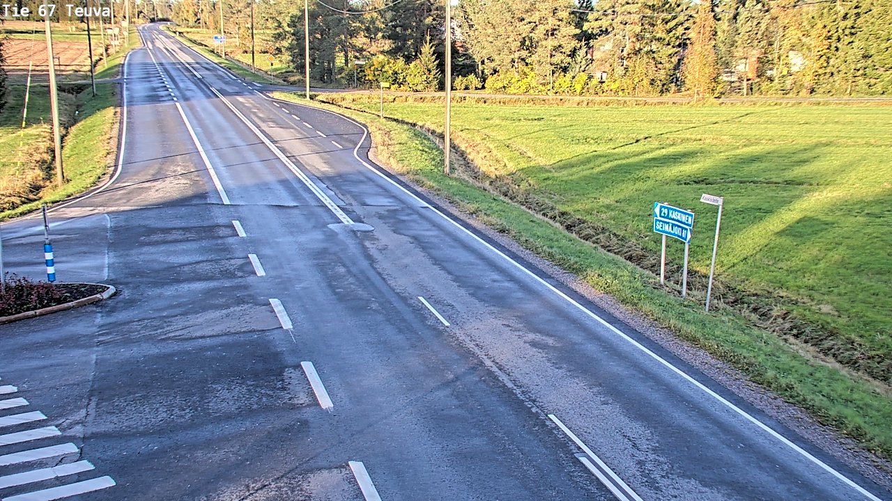 Weather Camera Image Road 67 Teuva, Teuva, Etelä-Pohjanmaa