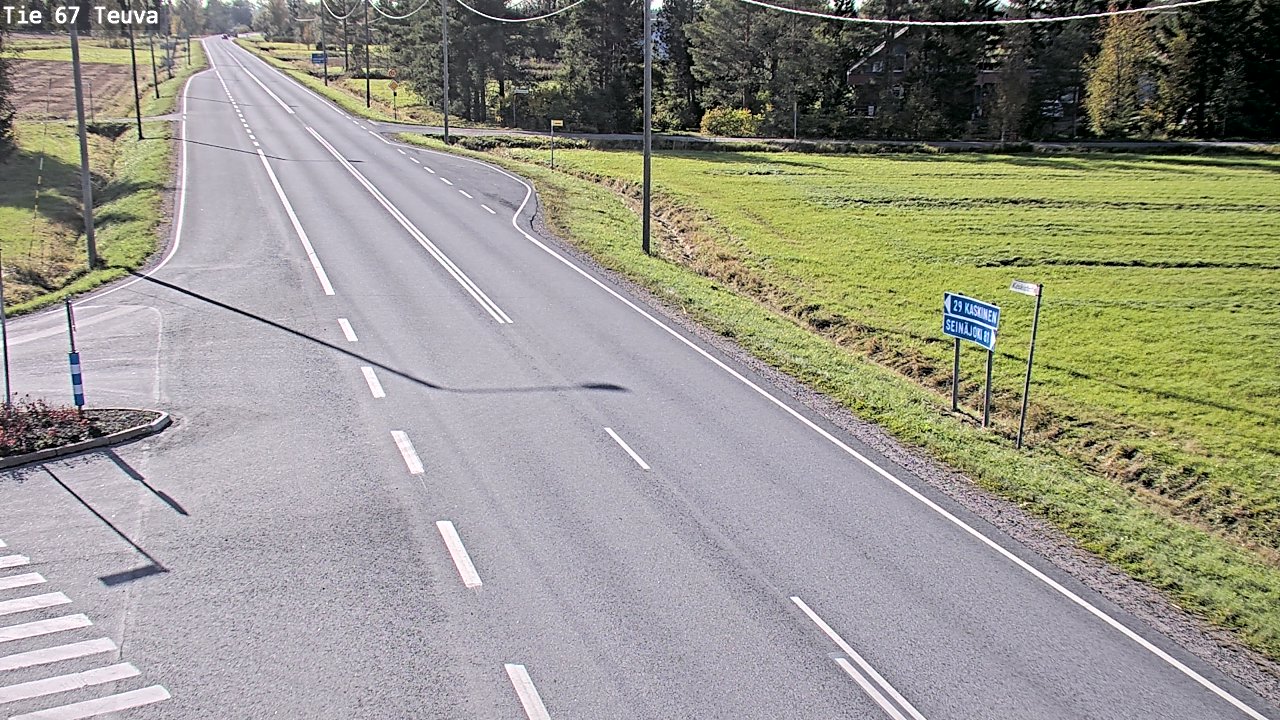 Weather Camera Image Road 67 Teuva, Teuva, Etelä-Pohjanmaa